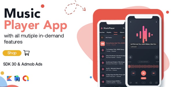 Music Player – Android App with – Admob Ads