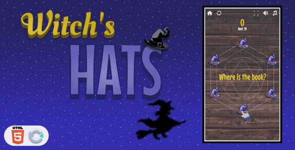 Witch#039;s hats – HTML5 Casual game