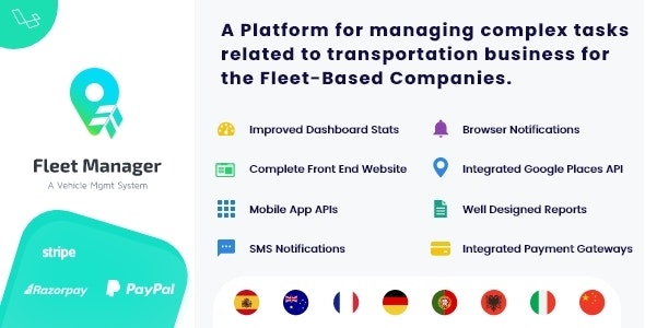 Fleet Manager – Vehicle Management  Booking System 6.4.0