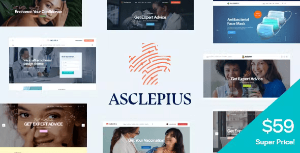 Asclepius – Doctor, Medical & Healthcare WordPress Theme