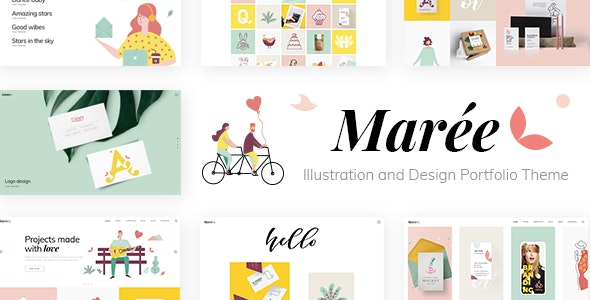 Marée – Illustration and Design Portfolio Theme