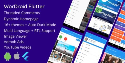 WorDroid Flutter – Full WordPress App For Android and iOS