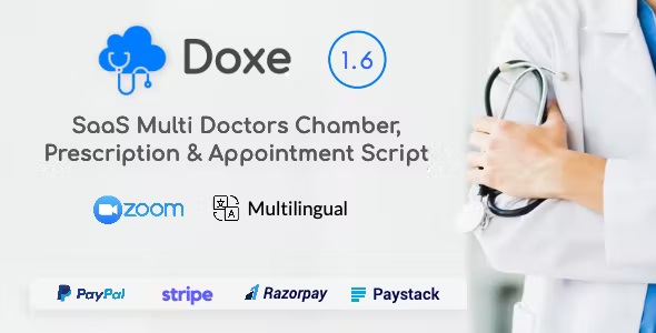 Doxe – SaaS Doctors Chamber, Prescription  Appointment Software 2.1