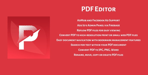 PDF Editor | AdMob, Facebook ads