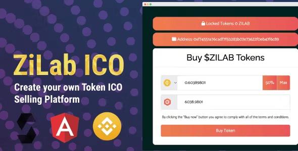 ZiLab | ICO Crypto Token Selling System