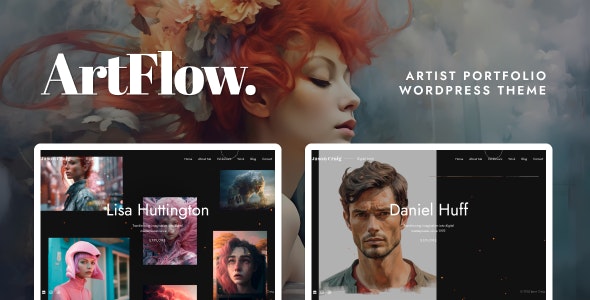 ArtFlow – Artist, Painter Portfolio WordPress Theme 2.0.6