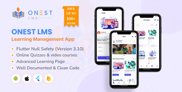 Onest LMS – Online Learning Management System Mobile App