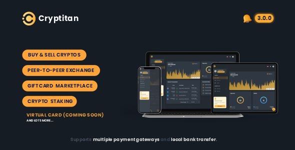 Cryptitan – Multi-featured Crypto Software  Digital Marketplace 4.0.0