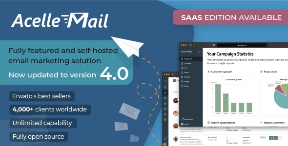 Acelle – Email Marketing Web Application 4.0.26 LTS