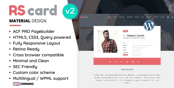 Resume  CV WordPress Theme