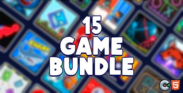 15 HTML5 GAMES BUNDLE (Construct 3 – HTML5)