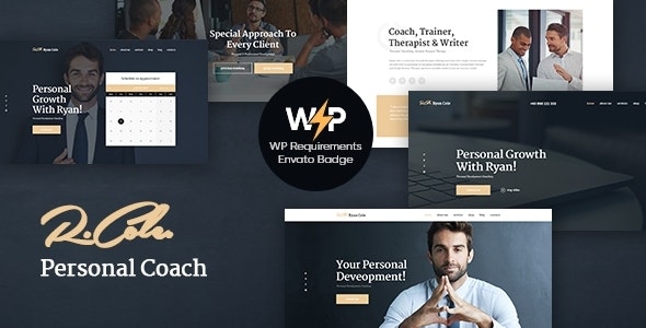 R.Cole | Life  Business Coaching WordPress Theme