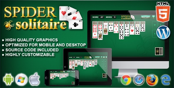 Spider Solitaire – HTML5 Solitaire Game