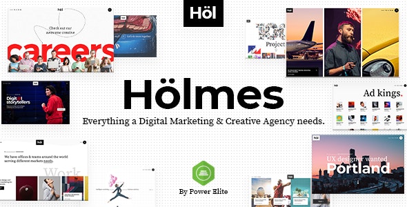 Holmes – Digital Agency Theme