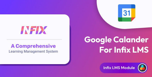 Google Calendar add-on | Infix LMS Laravel Learning Management System