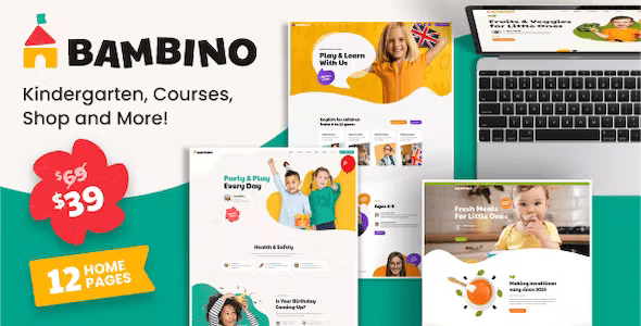 Bambino – WordPress Theme for Child Care