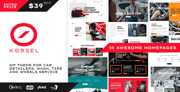 Kørsel – Car services WordPress Theme