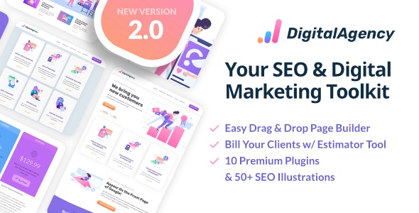 SEOWP | SEO  Digital Marketing Agency WordPress Theme 3.3.1