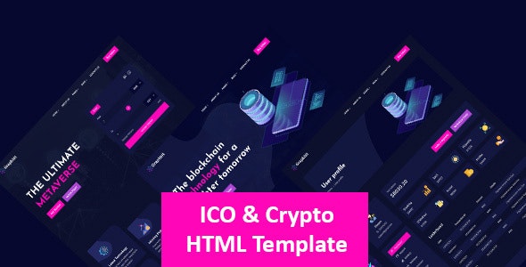 Graphbit – ICO   Crypto Bootstrap HTML Template