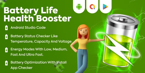 Battery Life Health Booster – Battery Life  Health Tool – Battery Life Extender – Battery Saver