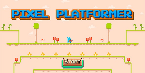 Pixel Platformer – Cross Platform Casual Game