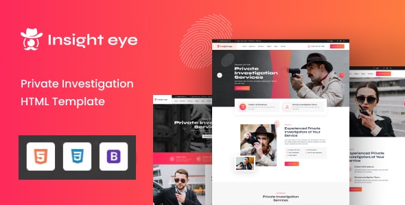 insighteye – Private Investigator HTML Template