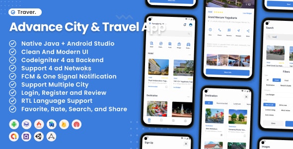 Traver – Advance City  Travel Android App 1.2