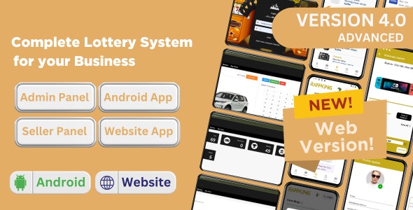 RaffKing – Dynamic Lottery Platform with Mobile App and Lottery Website 4.9