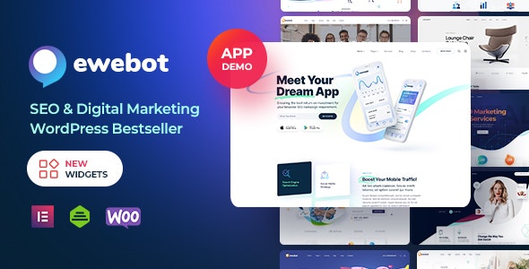 Ewebot – SEO Marketing Digital Agency WordPress Theme 3.0.9