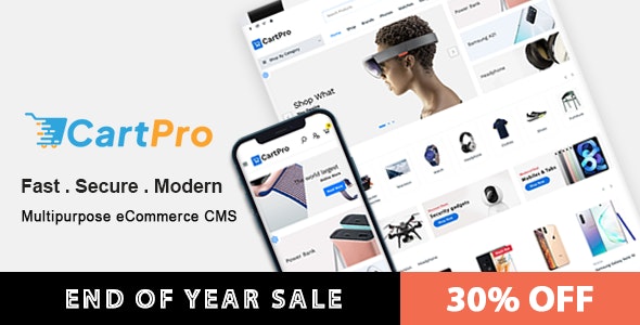 CartPro eCommerce – Multipurpose laravel eCommerce CMS