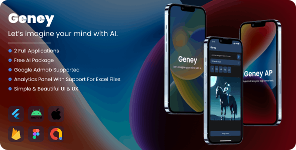 Geney | Flutter AI Image Generator.