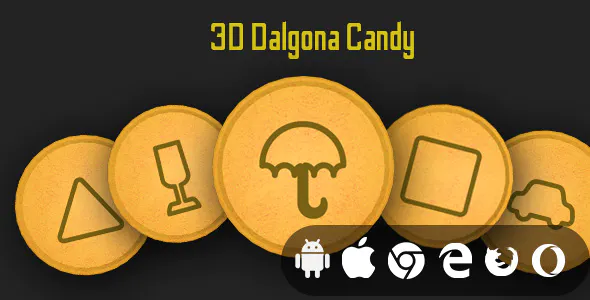 3D Dalgona Candy – Casual Mini Squid Game