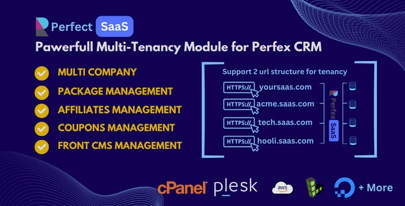 Perfect SaaS – Powerful Multi-Tenancy Module for Perfex CRM 1.2.4