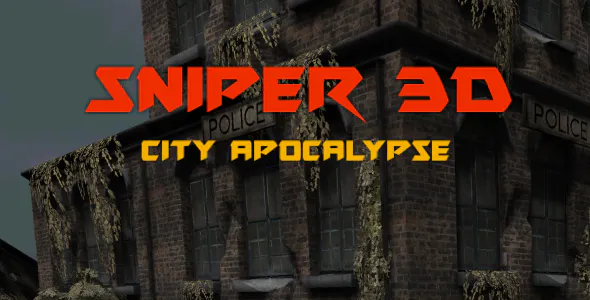 Sniper 3D: City Apocalypse (Unity3D game + Admob Ads)