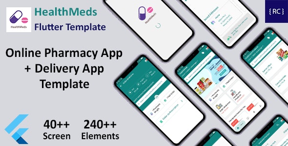 Online Medicine Ordering App Template Flutter – Online Pharmacy App Template Flutter