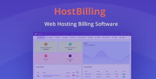 HostBilling – Web Hosting Billing  Automation Software