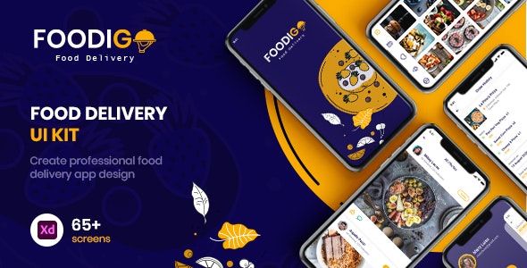 FOODIGO – XD Food Delivery UI Kit