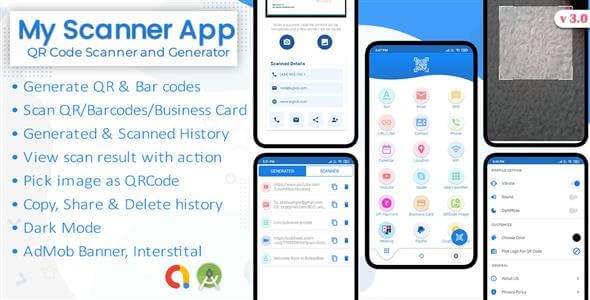 My QR Code Generate & Scanning App (Android 14 Supported) 4.0