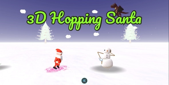 3D Hopping Santa – Cross Platform Hyper Casual Game