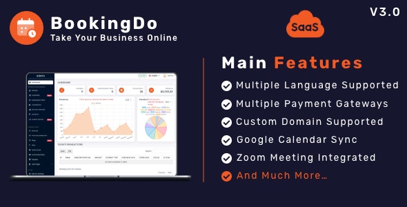 BookingDo SaaS – Multi Business Appointment Scheduling  Service Booking Website Builder