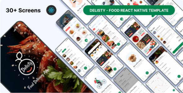 Delisty – Food React Native Template | CLI 0.70.6