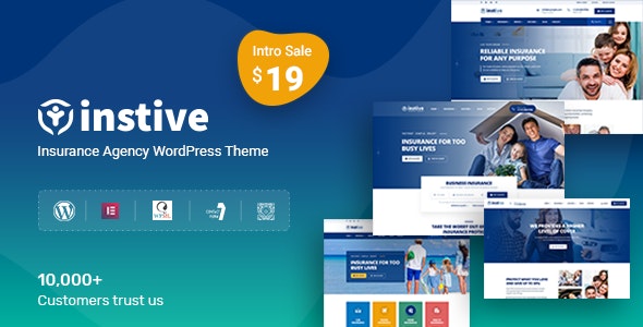 Instive – Insurance WordPress Theme  1.2.2