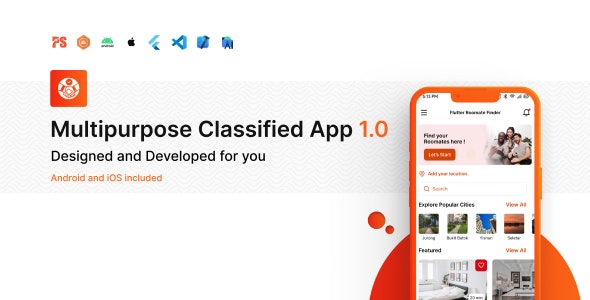 Classified For Multipurpose App | Buysell Classified like Olx, Mercari, Offerup, Carousell