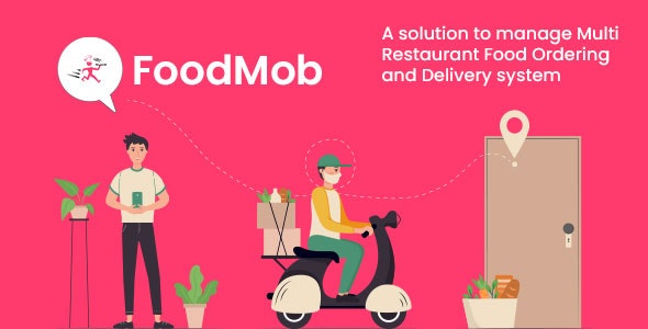 FoodMob – An Online Multi Restaurant Food Ordering and Delivery System with Contactless QR Code Menu 3.0