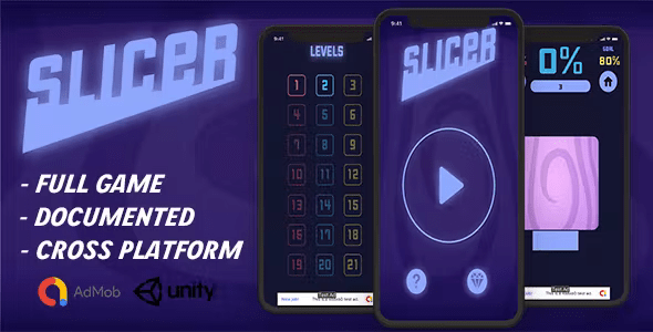 Slicer – Fun Puzzle Game (Unity – Admob)