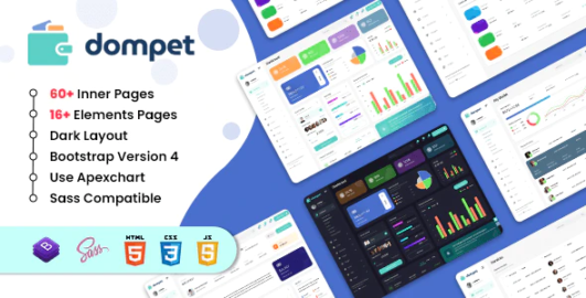 Dompet – Payment Admin Dashboard Bootstrap Template