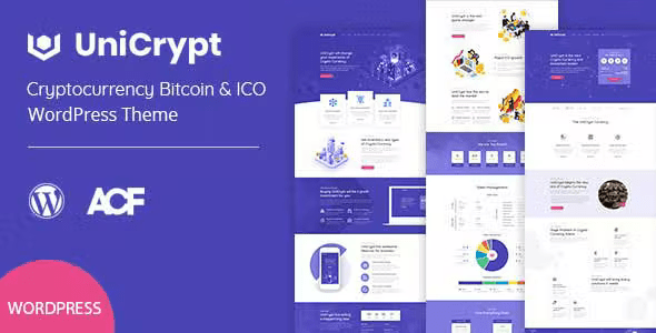 UniCrypt – Cryptocurrency & ICO WordPress Theme