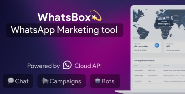 WhatsBox – The WhatsApp Marketing – Bulk Sender, Chat, Bots, SaaS 3.2.3