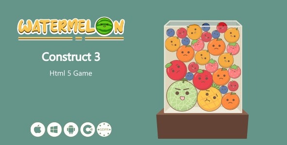 Watermelon – HTML5 Game (Construct 3)