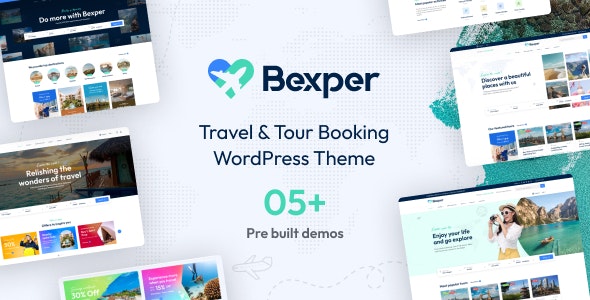 Bexper – Travel & Tour Booking WordPress Theme